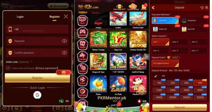 92e Game Free Download Latest Earning App in Pakistan {2026} 2 92e game